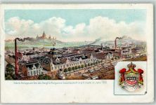 33829 W4807 Cleve 1909 Lithographie Bergh Fabrik Margarine Gesellschaft
