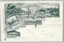 95652 W8595 Waldsassen 1898 - Versammlungsort der Deutsch-Österreicher am denkwürdigen 11. Juli 1897
