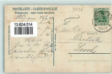 73066 W7336 Uhingen 1909 - Gasthaus Metzgerei Zum Saalbau von Karl Haug