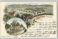 01737 O8223 Tharandt - Hartha Gasthaus Bes M. Schirmer Hirsch