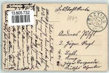 93444 W8493 Kötzting 1915 - Felsenklotz Transport zur Kriegerdenkmalstelle Löwe Pferde