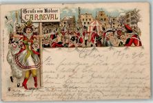 W5000 Köln Stadt Kölner Karneval Karneval 1896 Lithographie