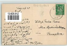 87637 W8959 Seeg Gebrauchsspuren Glockenweihe 28. Dezember 1920 Privatfoto-AK