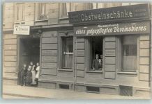 01855 O8361 Lichtenhain b Sebnitz Privatfoto AK Obstweinschänke Gasthaus Zu den 7 Schwaben Ort handschriftlich