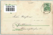 75385 W7265 Neubulach 1905 Lithographie Gasthaus Zum Lamm Diebsturm Rathaus Marktplatz Kirche