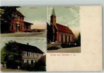 33449 W4831 Benteler 1908 - Bahnhof Kirche Geschäftshaus der Firma C. Holtkemper