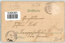 34587 W3582 Gensungen , Hess 1900 Lithographie Gasthaus Zum Heiligenberg C. Kamm Eisenbahn Felsberg Altenburg
