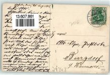 29348 W3106 Eschede 1913 - Postgebäude Beneckes Schuhwarenhaus