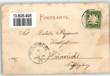 95352 W8651 Marienweiher 1903 Lithographie Kloster Gasthaus Schott Grotte Mariensäule