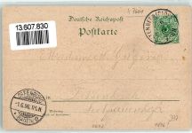 77799 W7601 Ortenberg , Baden 1896 Lithographie Gasthaus Zur Krone