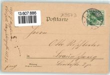 39646 O3573 Oebisfelde 1905 Lithographie Ratskeller Bahnhof Burg Kirche Postamt