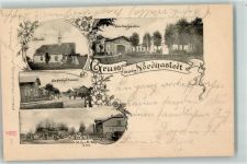 25785 W2249 Nordhastedt 1901 - Kirche Zentralgarten Bahnhofstraße