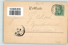25785 W2249 Nordhastedt 1901 - Kirche Zentralgarten Bahnhofstraße