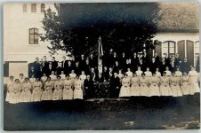 02782 O8812 Seifhennersdorf Privatfoto AK Gruppenfoto Ort handschriftlich