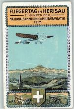 Herisau Fliegertag zu Gunsten der Nationalsammlung für Militäraviatik Flugtag 1913