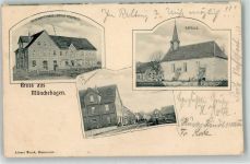 31547 W3076 Münchehagen 1905 - Geschäftshaus Ernst H. Scheele Kapelle