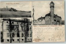 37547 W3350 Greene b Kreiensen - Greener Burg Viadukt Waffen- und Fahrradfabriken H. Burgsmüller & Söhne Hotel Koch vormals Hofliefer Maigatter