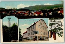 75331 W7543 Engelsbrand - Gasthaus Zum Hirsch Ludwig Hummel Aussichtsturm
