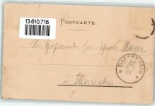88477 W7959 Schwendi , Württ 1902 Lithographie Marktplatz Kirche Schulhaus Sägemühle Neues Schloss