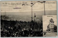 09337 O9270 Hohenstein-Ernstthal - Zeppelin Viktoria Luise 21. August 1912 Berggasthaus