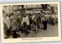 73430 W7080 Aalen , Württ Privatfoto AK Bundesliederfest 1952 Festzug