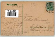 99759 O5501 Niedergebra 1915 Lithographie Blauer hof Rother Hof