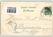 34346 W3510 Münden 1897 Sonderstempel Heimatfest Lithographie Wappen + SST