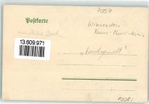 71364 W7057 Winnenden , Württ Künstlerkarte Ort handschriftlich handgemalt