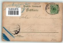 79423 W7843 Heitersheim 1897 Lithographie Rathaus Hauptstraße Schloss