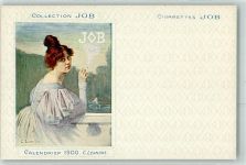 Collection JOB Calendrier 1900 C. Leandre Zigarette rauchen Jugendstil Collection JOB