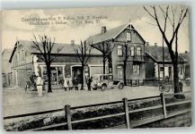 25712 W2224 Hochdonn - Geschäftshaus E. rohse Z. Hertlein Oldtimer Emailleschild