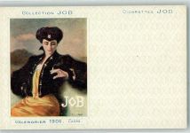Calendrier 1906 Casas Zigarette rauchen Jugendstil Collection JOB
