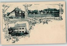 86561 W8899 Oberlauterbach , Kr Schrobenhausen - Pfarrhof Schule