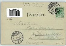 56477 W5439 Rennerod , Westerw 1898 - Gasthaus Zur Post Hauptstraße Vorläufer