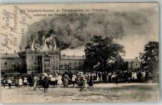 26121 W2900 Donnerschwee - Infanterie-Kaserne Brand 26. Mai 1907 Feuerwehr