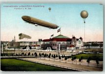 W6000 Frankfurt am Main Zeppelin Ballon Flugapparat ILA 1909
