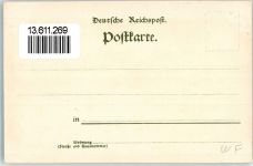 W6380 Bad Homburg v d Höhe Saalburg Künstlerpostkarte Nr 4 Serie I Karlsruher Künstlerbund