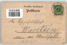 65399 W6229 Kiedrich , Rheingau 1894 - Hotel Engel Vorläufer