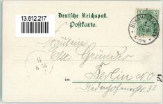 33829 W4807 Borgholzhausen 1901 Lithographie Gasthaus Georg Meyer