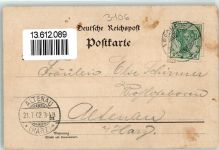 29348 W3106 Eschede 1902 Lithographie Gottschalks Gasthaus Saal