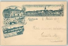 79395 W7844 Neuenburg am Rhein 1899 - Hotel Witz-Schmidt Vorläufer