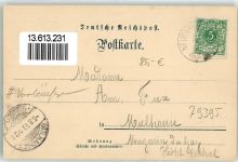 79395 W7844 Neuenburg am Rhein 1899 - Hotel Witz-Schmidt Vorläufer
