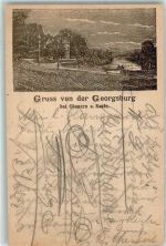 06420 O4340 Könnern 1894 Gebrauchsspuren Georgsburg Vorläufer Leichter Mittelbug