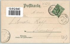 71272 W7253 Renningen 1899 Lithographie