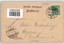 39175 O3104 Gommern 1900 Lithographie Hotel Zum Kronprinz
