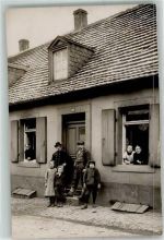 66386 W6670 St. Ingbert 1914 Privatfoto AK Wohnhaus Ort handschriftlich