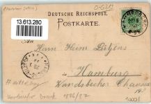 98693 O6313 Manebach 1893 Gebrauchsspuren Kammerberg Vorläufer Druck 1886/87 Mittelbug