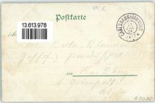 67098 W6702 Ungstein 1904 Lithographie Kirche