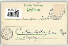 31515 W3050 Wunstorf 1898 Lithographie Kgl. Lehrerseminar Stiftskirche Langestraße Südstraße