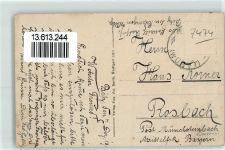 72475 W7474 Bitz , Württ 1919 - Gem. Warengeschäft Anna Ebner Nadelfabrik
